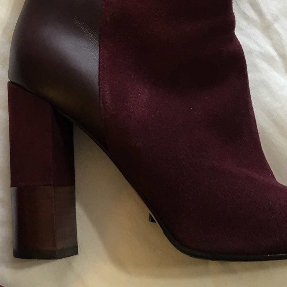 Aquatalia Evelina Suede/Leather Weatherproof Boots - Picture 6 of 8